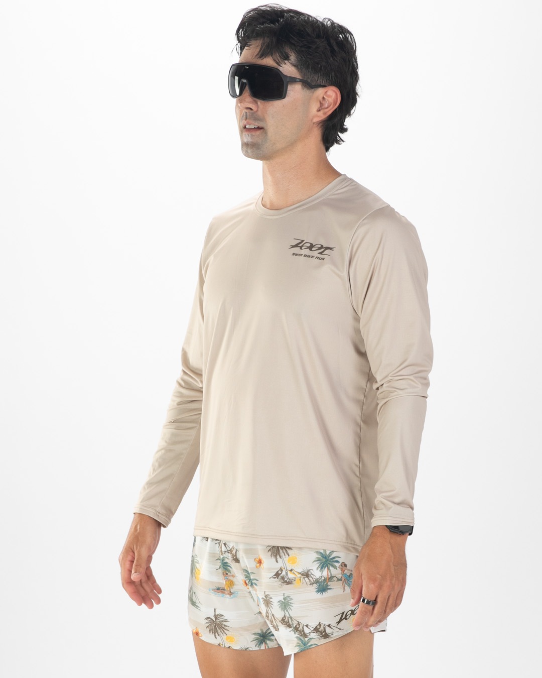 MEN RUN LS TEE (KAHOLO) メンズ ロングスリーブ エアロランシャツ ZMR13001