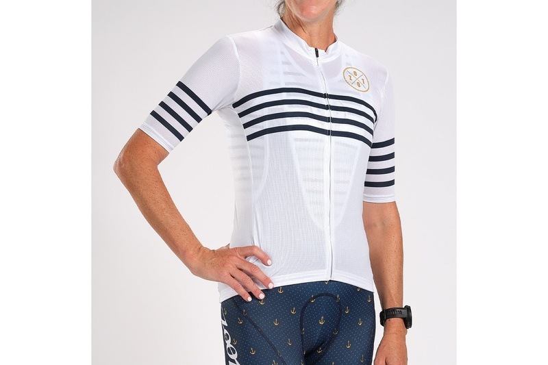 WOMEN CYCLE AERO JERSEY (Anchors Away) サイクルジャージ トップス ZFC110