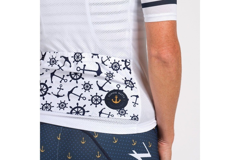 WOMEN CYCLE AERO JERSEY (Anchors Away) サイクルジャージ トップス ZFC110