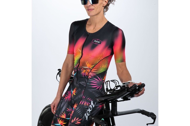 WOMEN'S TRI AERO FZ RACESUIT (Tropical Magic) トライアスロン トライスーツ トライウエア ZFT35091