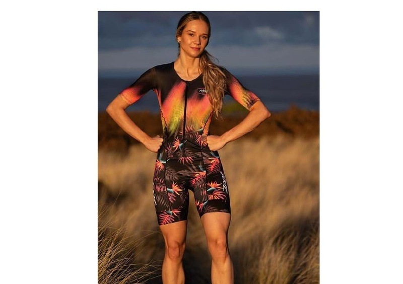 WOMEN'S TRI AERO FZ RACESUIT (Tropical Magic) トライアスロン トライスーツ トライウエア ZFT35091