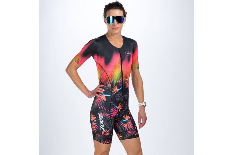 WOMEN'S TRI AERO FZ RACESUIT (Tropical Magic) トライアスロン トライスーツ トライウエア ZFT35091