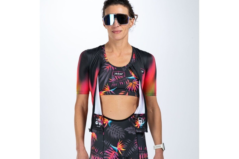 WOMEN'S TRI AERO FZ RACESUIT (Tropical Magic) トライアスロン トライスーツ トライウエア ZFT35091