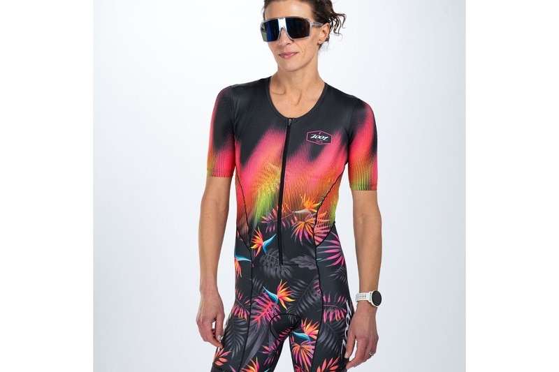 WOMEN'S TRI AERO FZ RACESUIT (Tropical Magic) トライアスロン トライスーツ トライウエア ZFT35091