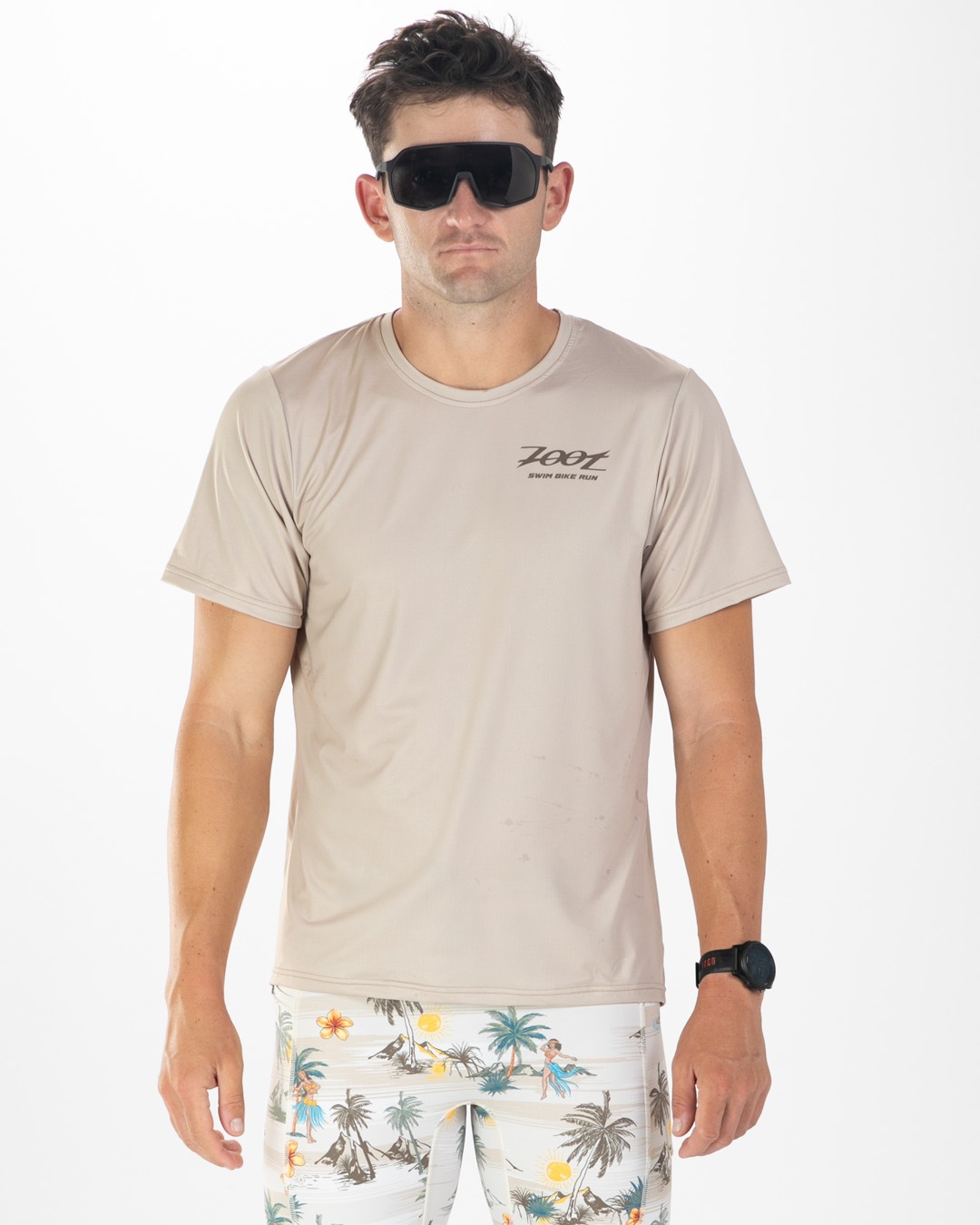 MEN'S RUN TEE (KAHOLO) メンズ アスリート専用 エアロランシャツ ZMR12001