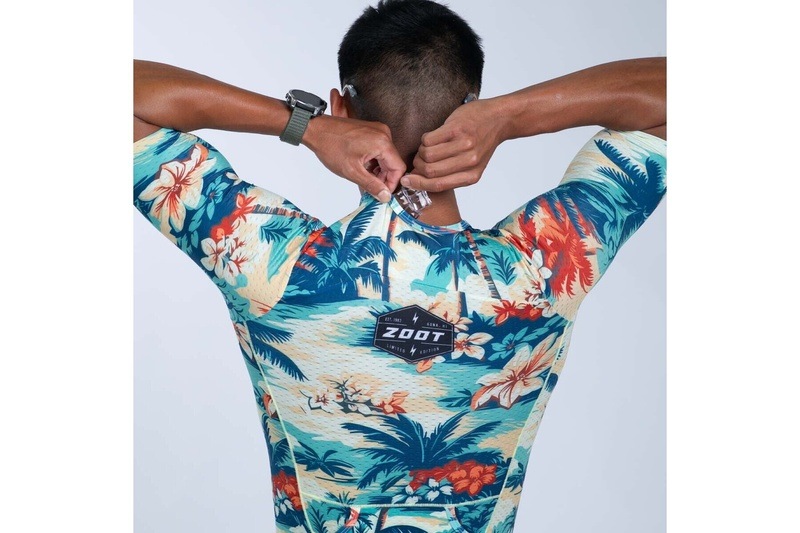 MEN'S TRI  AERO FZ RACESUIT (Vintage Hula) トライスーツ ワンピース トライウエア トライアスロン  ZMT35085012