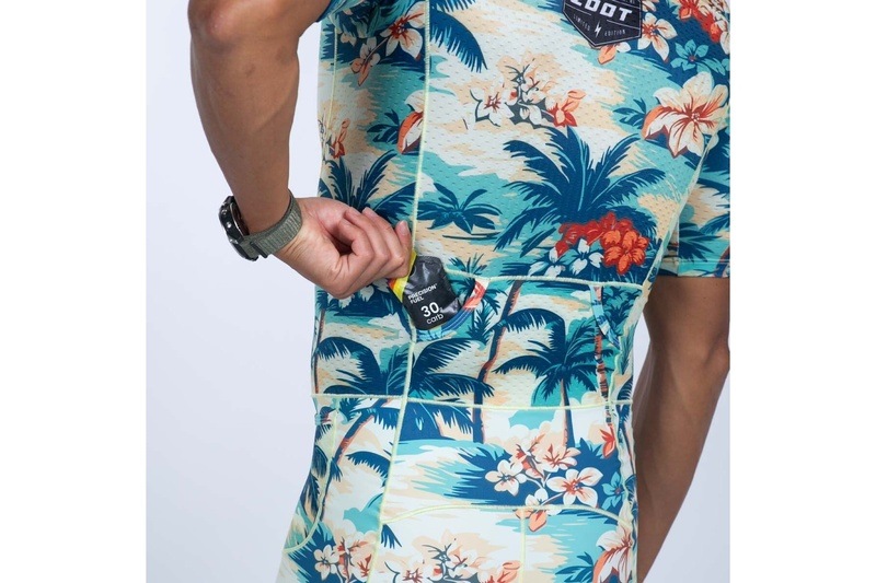 MEN'S TRI  AERO FZ RACESUIT (Vintage Hula) トライスーツ ワンピース トライウエア トライアスロン  ZMT35085012