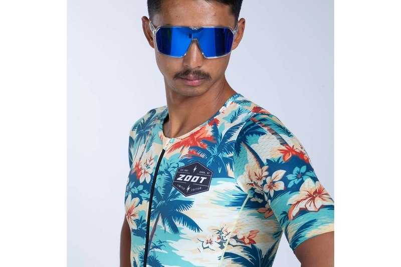 MEN'S TRI  AERO FZ RACESUIT (Vintage Hula) トライスーツ ワンピース トライウエア トライアスロン  ZMT35085012