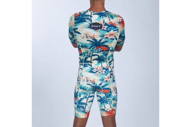 MEN'S TRI  AERO FZ RACESUIT (Vintage Hula) トライスーツ ワンピース トライウエア トライアスロン  ZMT35085012