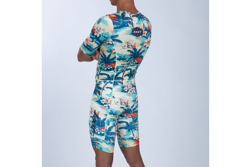 MEN'S TRI  AERO FZ RACESUIT (Vintage Hula) トライスーツ ワンピース トライウエア トライアスロン  ZMT35085012