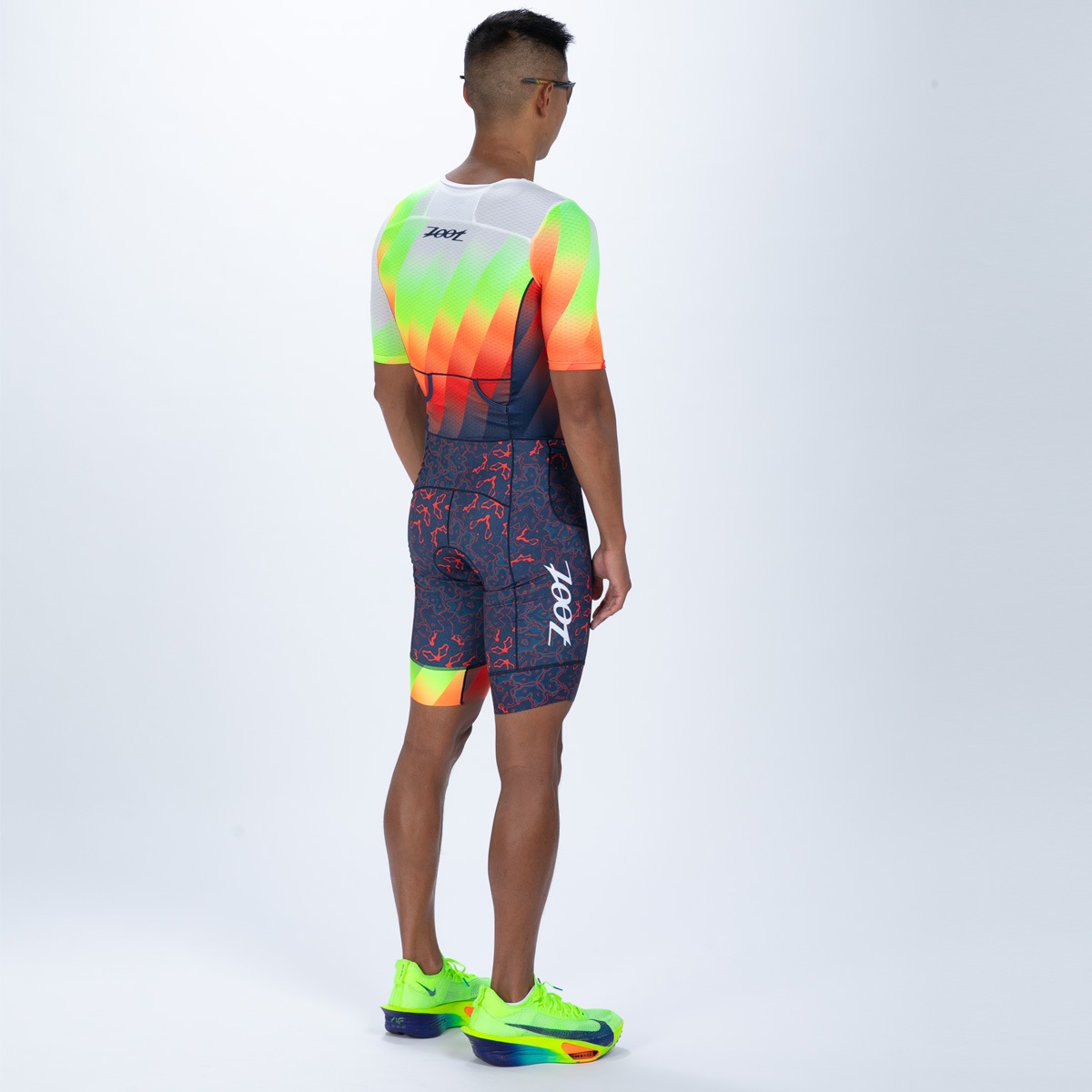 MEN'S TRI AERO FZ RACESUIT (Costa Del Sol) トライスーツ ワンピース トライウエア トライアスロン  ZMT350107