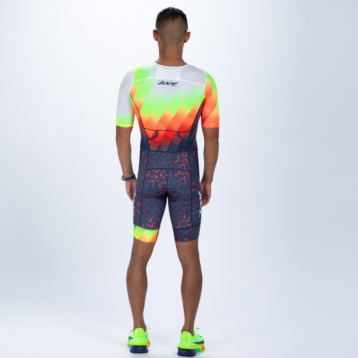 MEN'S TRI AERO FZ RACESUIT (Costa Del Sol) トライスーツ ワンピース トライウエア トライアスロン  ZMT350107