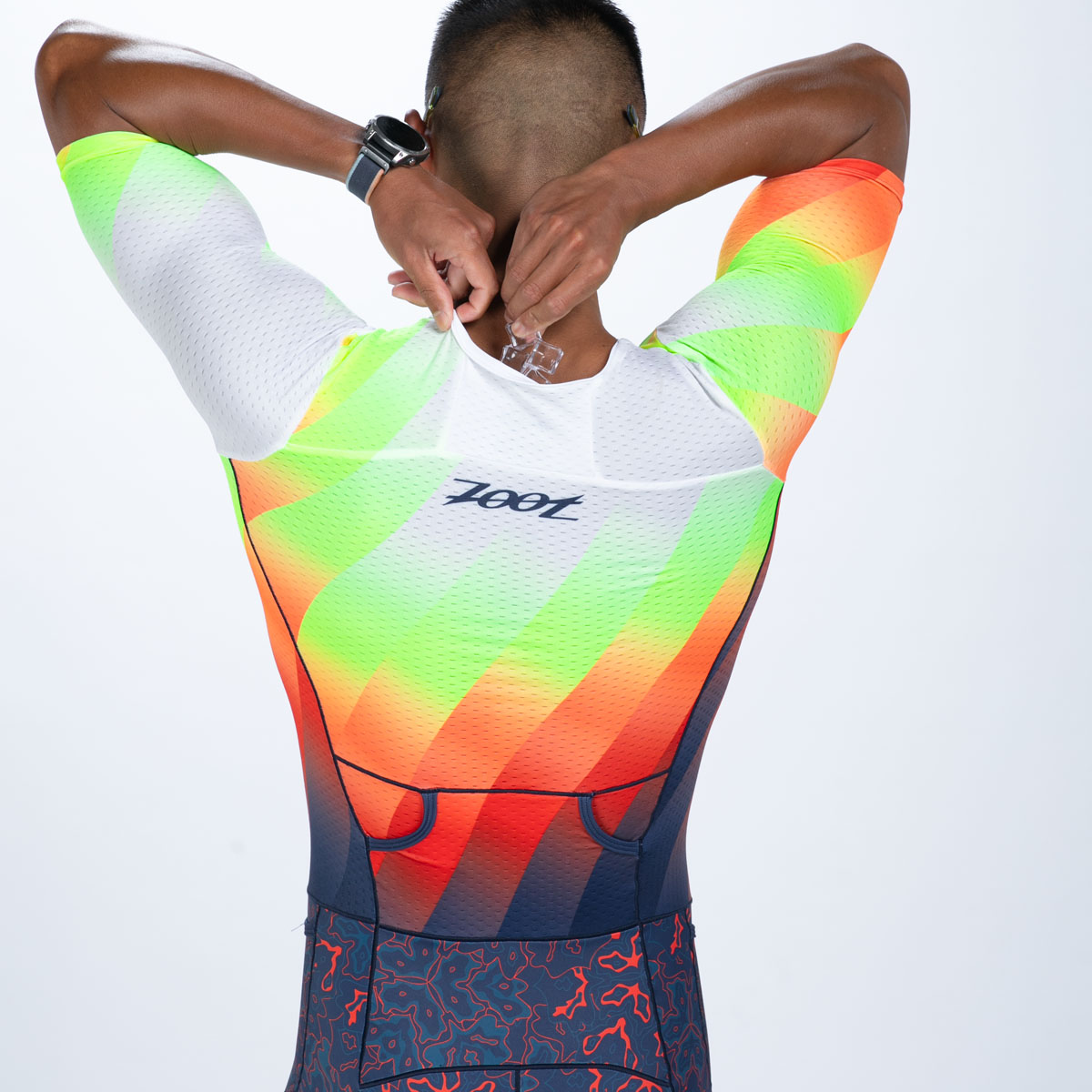 MEN'S TRI AERO FZ RACESUIT (Costa Del Sol) トライスーツ ワンピース トライウエア トライアスロン  ZMT350107