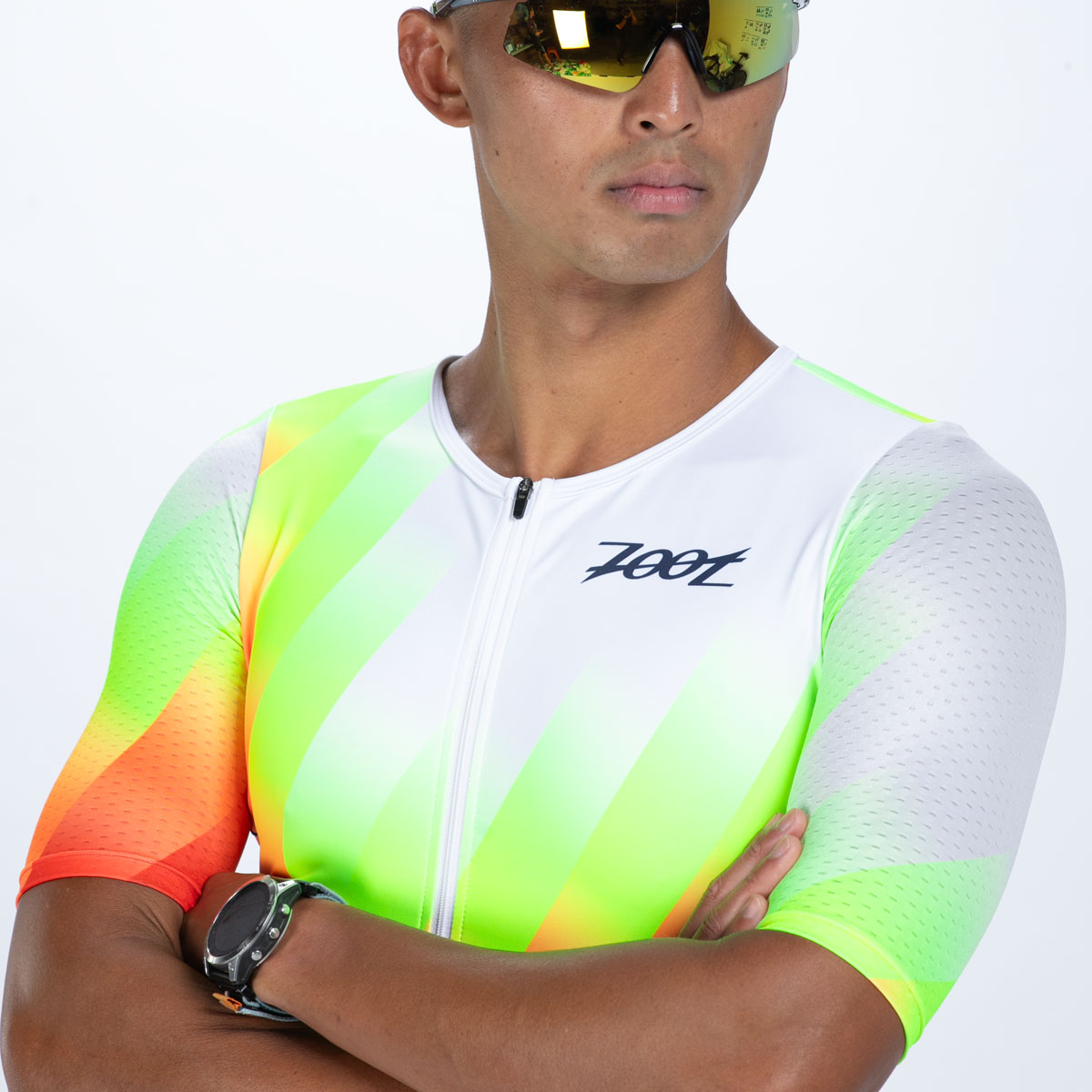 MEN'S TRI AERO FZ RACESUIT (Costa Del Sol) トライスーツ ワンピース トライウエア トライアスロン  ZMT350107
