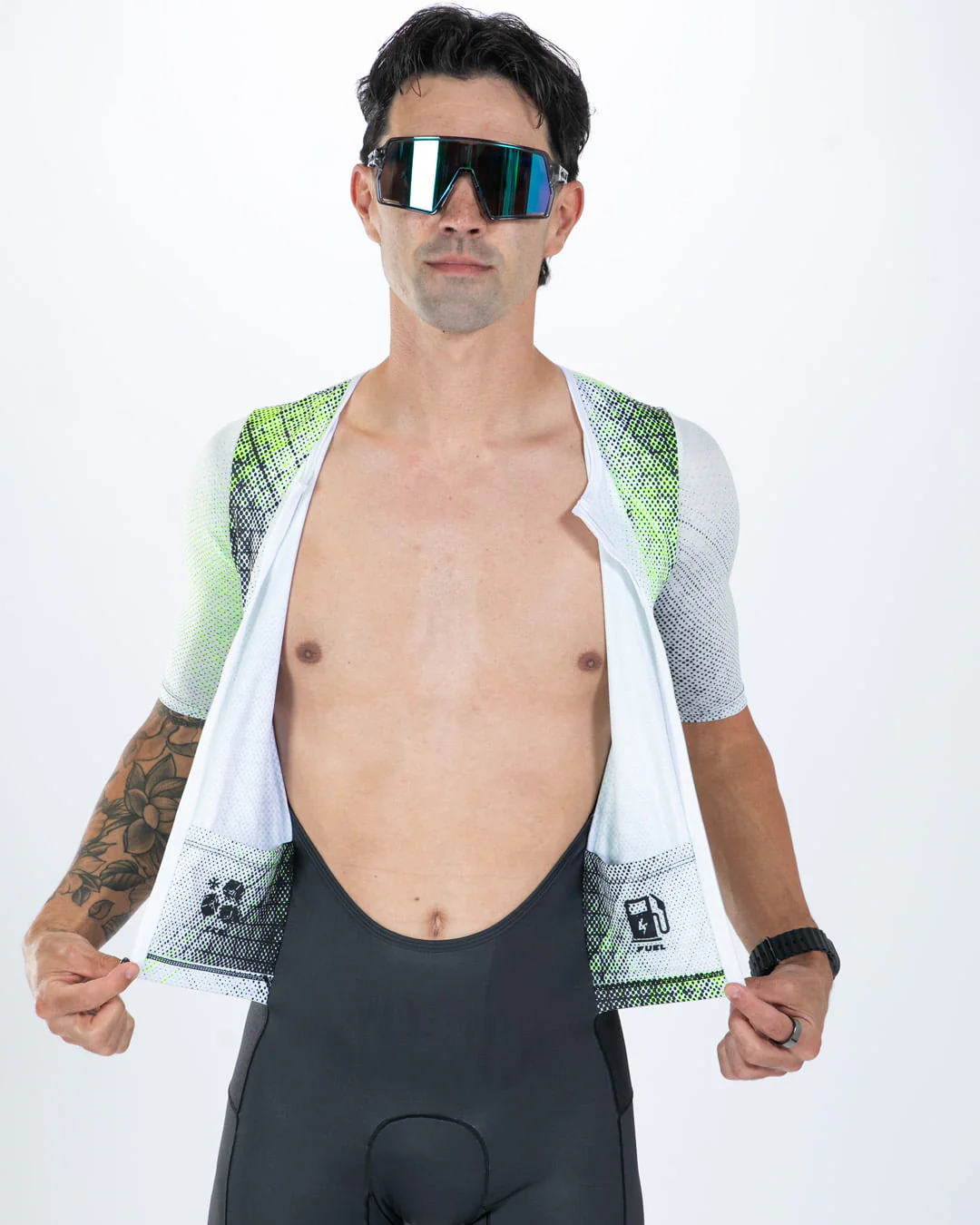 MEN'S TRI AERO FZ RACESUIT (Haze) トライスーツ ワンピース トライウエア トライアスロン ZMT350117