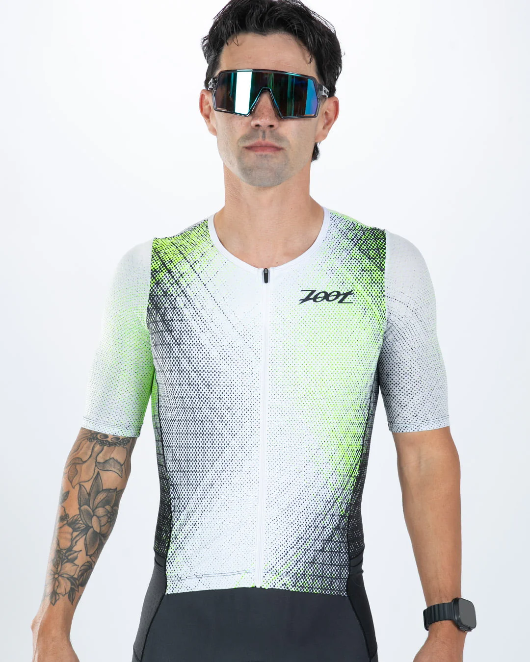 MEN'S TRI AERO FZ RACESUIT (Haze) トライスーツ ワンピース トライウエア トライアスロン ZMT350117