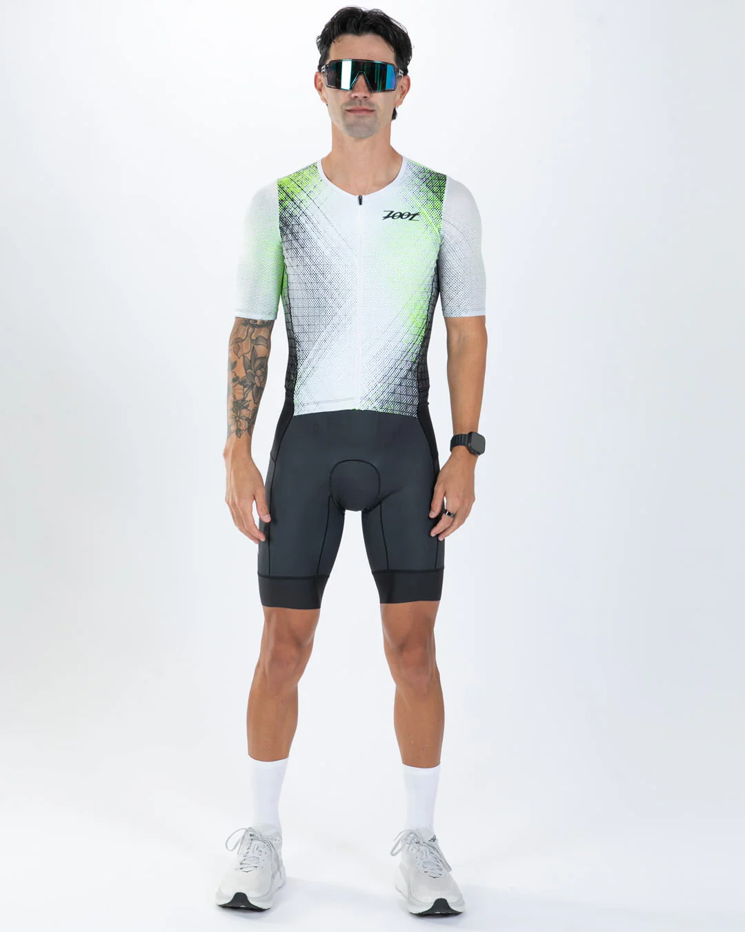MEN'S TRI AERO FZ RACESUIT (Haze) トライスーツ ワンピース トライウエア トライアスロン ZMT350117