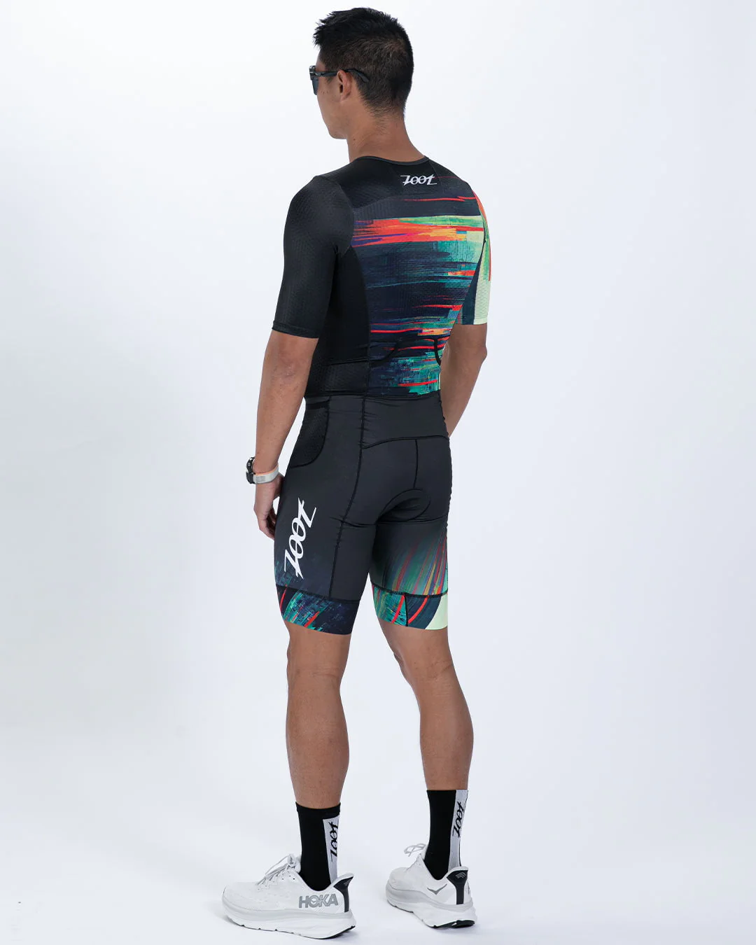 MEN'S TRI AERO FZ RACESUIT (Glitch) トライスーツ ワンピース トライウエア トライアスロン ZMT350116