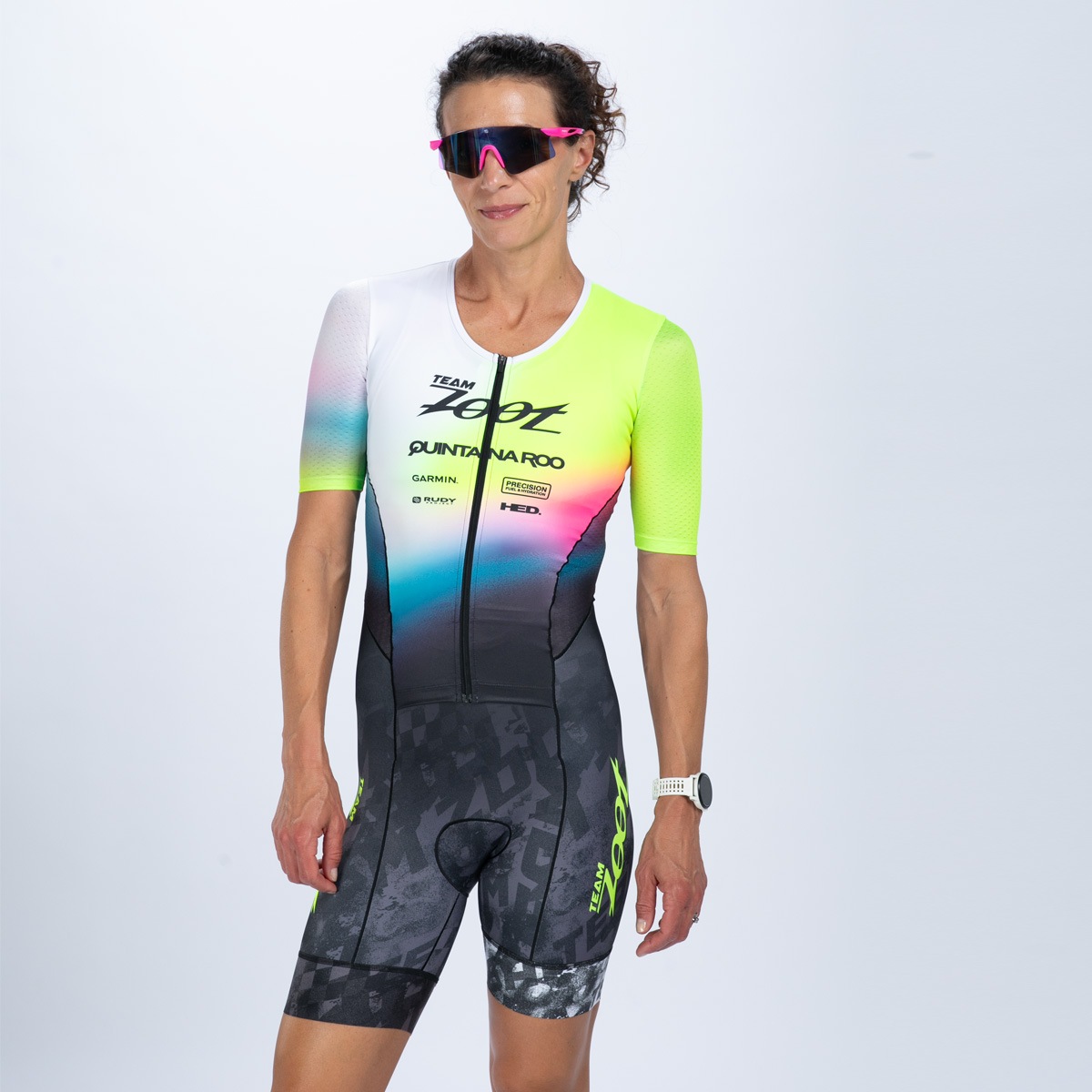 【Team Zoot 2026限定】WOMEN'S TRI AERO FZ RACESUIT (TZ Afterglow)　トライアスロン トライスーツ トライウエア ワンピース