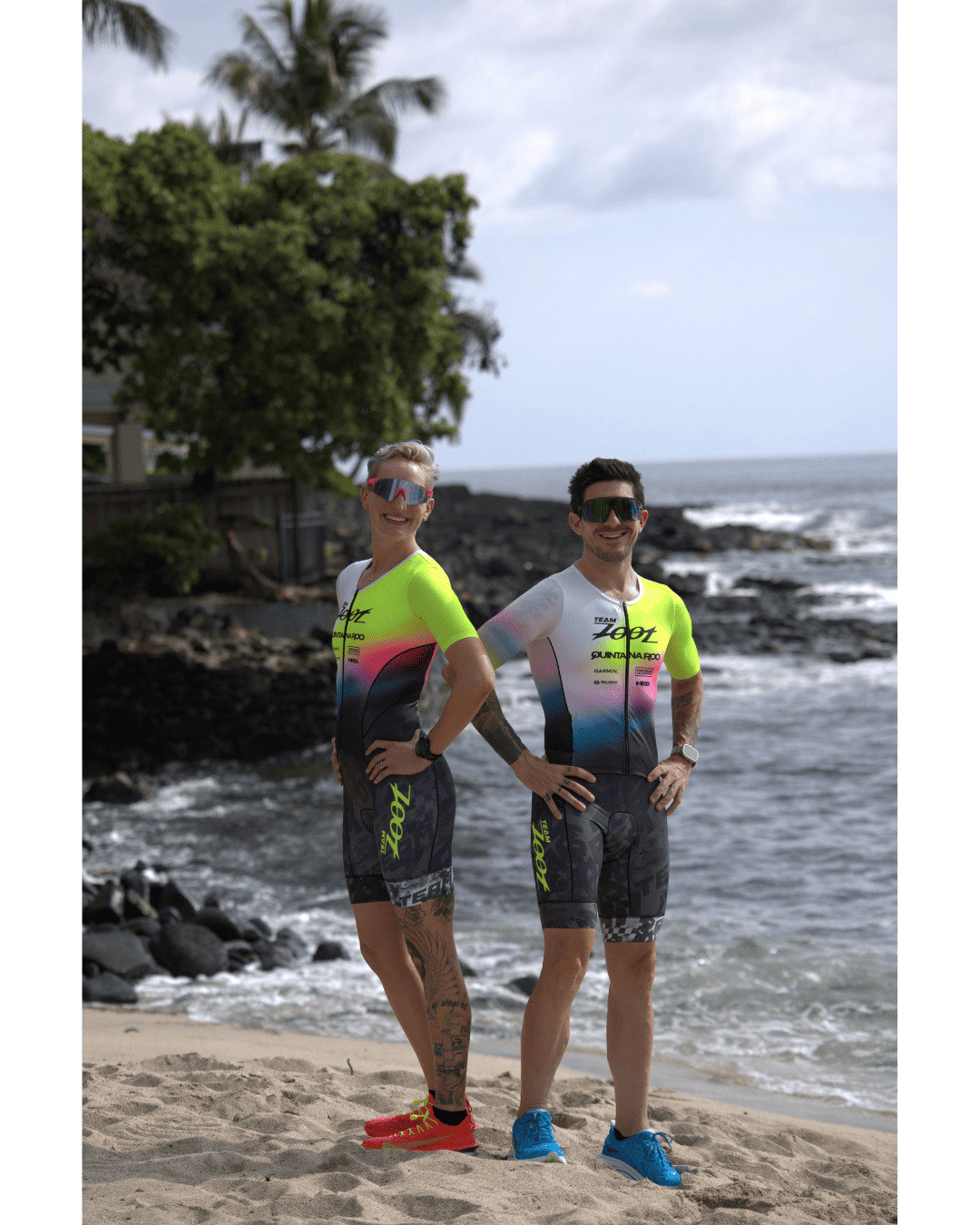 【Team Zoot 2026限定】WOMEN'S TRI AERO FZ RACESUIT (TZ Afterglow)　トライアスロン トライスーツ トライウエア ワンピース