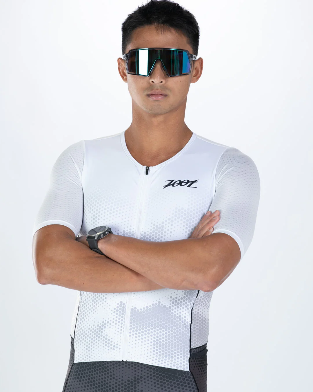 MEN'S TRI AERO FZ RACESUIT (Shadow) トライスーツ ワンピース トライウエア トライアスロン ZMT350115
