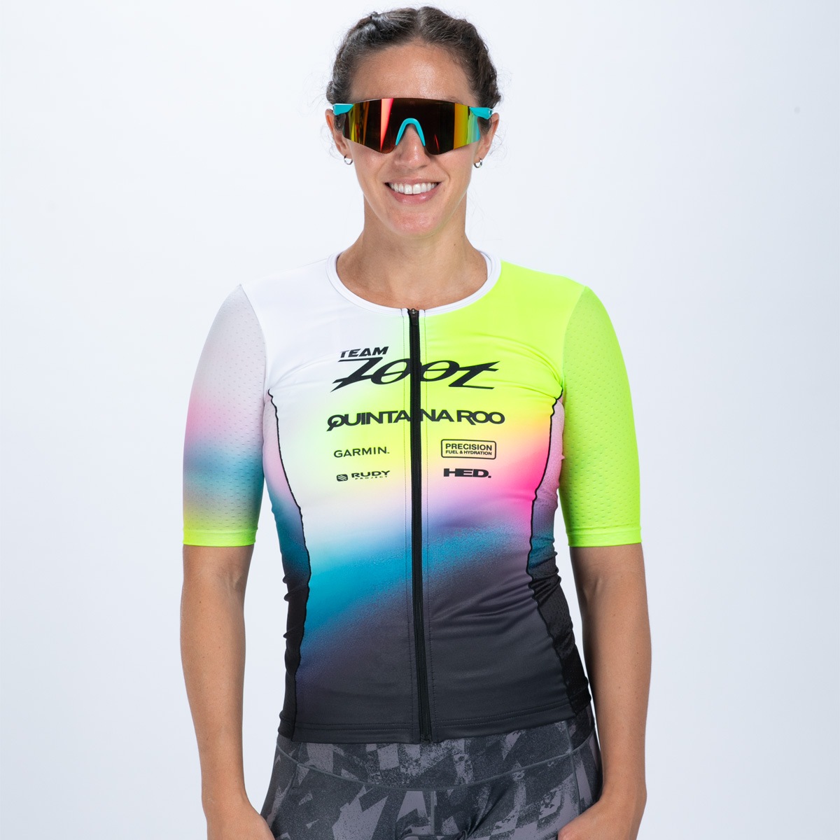 【Team Zoot 2026限定】WOMEN'S TRI AERO JERSEY (TZ Afterglow)　セパレート トップス トライアスロン トライジャージ
