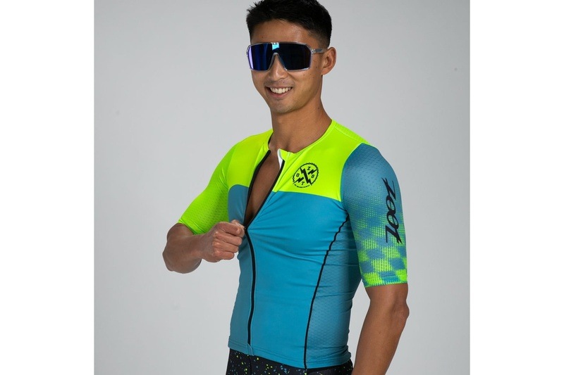 Men's ElectricTri Aero Jersey セパレート トライアスロン トライジャージ トップス ZMT15056