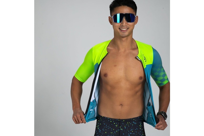 Men's ElectricTri Aero Jersey セパレート トライアスロン トライジャージ トップス ZMT15056