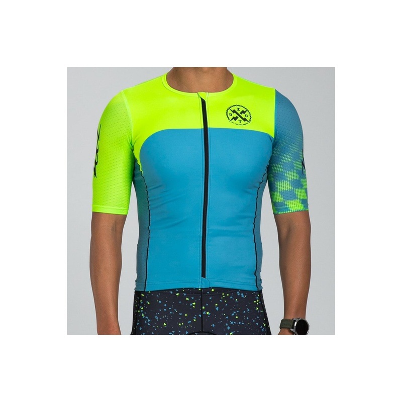Men's ElectricTri Aero Jersey セパレート トライアスロン トライジャージ トップス ZMT15056