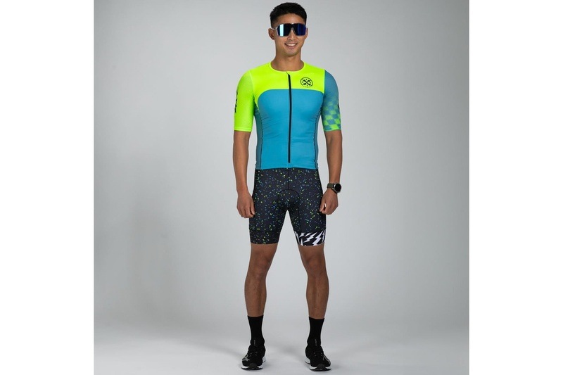 Men's ElectricTri Aero Jersey セパレート トライアスロン トライジャージ トップス ZMT15056