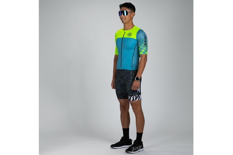 Men's ElectricTri Aero Jersey セパレート トライアスロン トライジャージ トップス ZMT15056