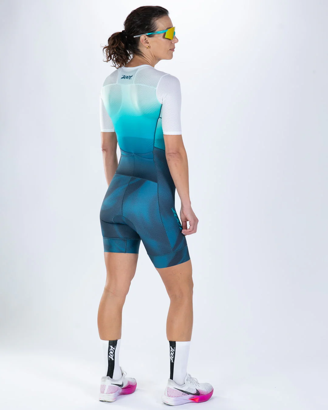 WOMEN'S TRI AERO FZ RACESUIT ( Riptide) トライアスロン トライスーツ トライウエア ワンピース ZFT35023