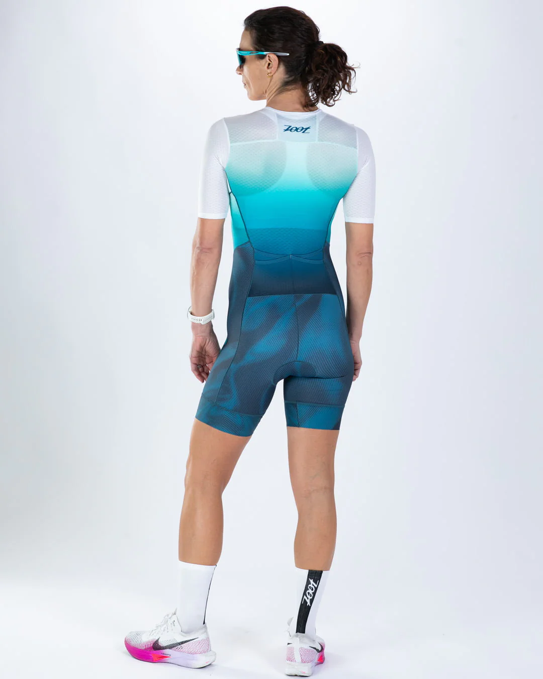 WOMEN'S TRI AERO FZ RACESUIT ( Riptide) トライアスロン トライスーツ トライウエア ワンピース ZFT35023