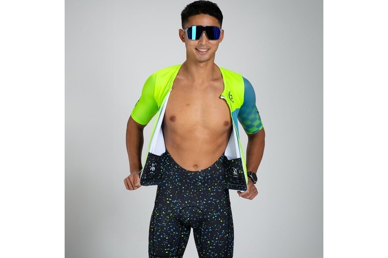 Men's Electric Tri FZ Aero Racesuit トライアスロン トライスーツ トライウエア ZMT35074