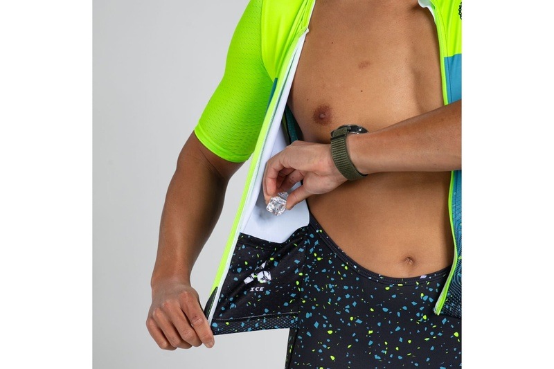 Men's Electric Tri FZ Aero Racesuit トライアスロン トライスーツ トライウエア ZMT35074