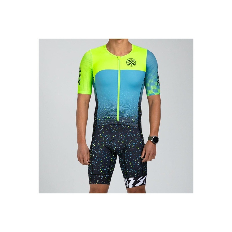 Men's Electric Tri FZ Aero Racesuit トライアスロン トライスーツ トライウエア ZMT35074