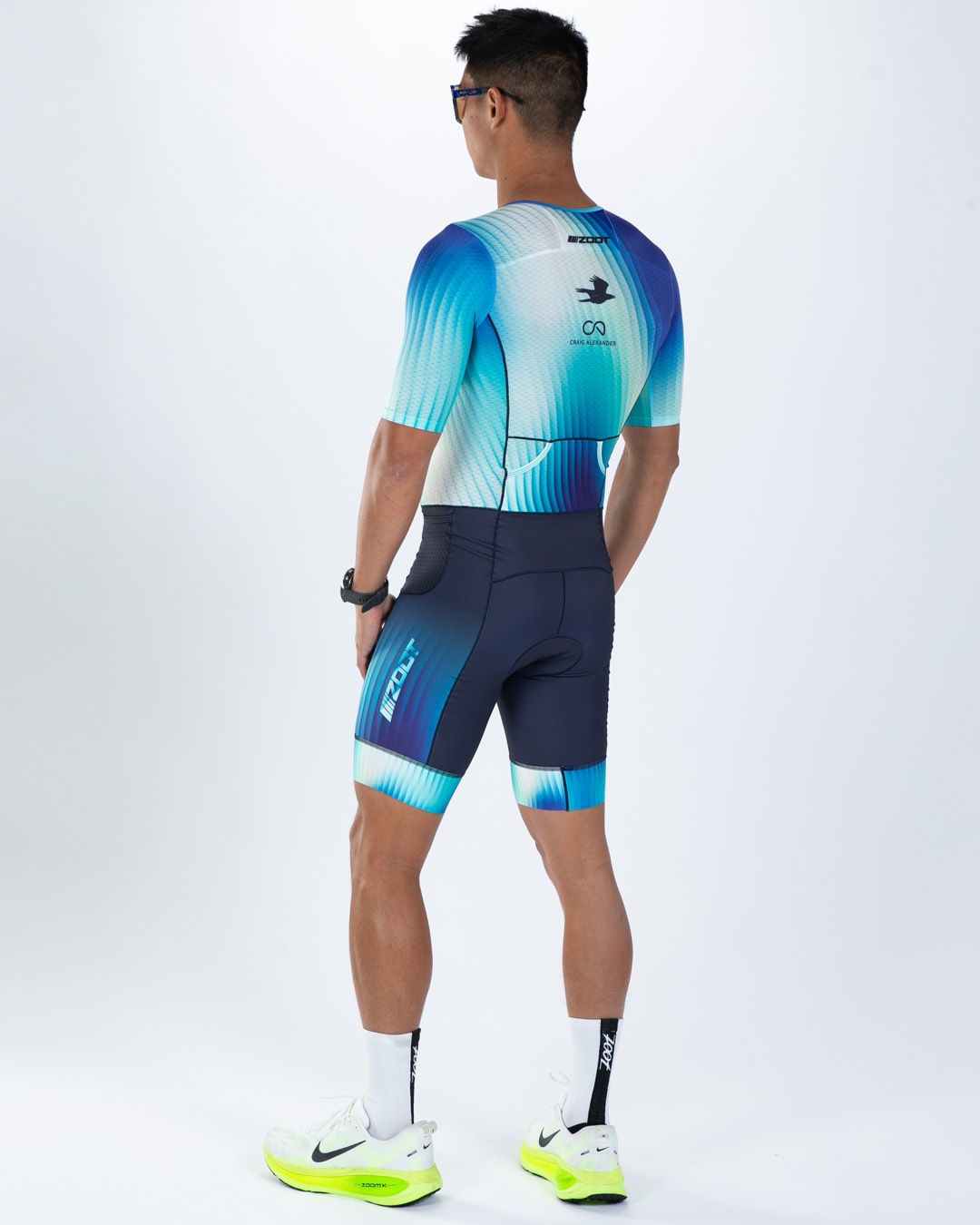 MEN'S TRI AERO FZ RACESUIT (Prism) トライスーツ ワンピース トライウエア トライアスロン ZMT350210