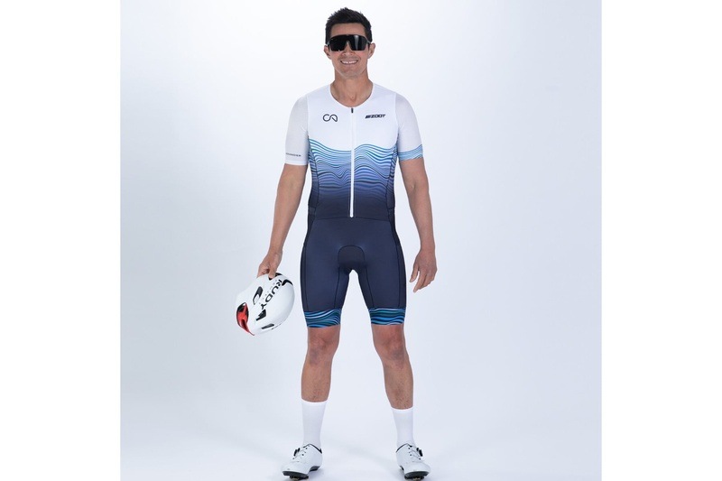 MEN'S TRI AERO FZ RACESUIT (Crowie) トライスーツ ワンピース トライウエア トライアスロンZMT35094