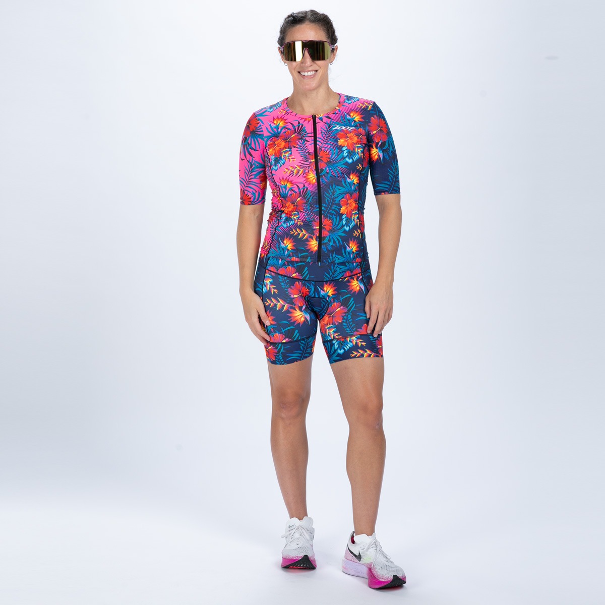 WOMEN'S TRI AERO JERSEY (Queen K) セパレート トップス トライアスロン トライジャージ ZFT150760