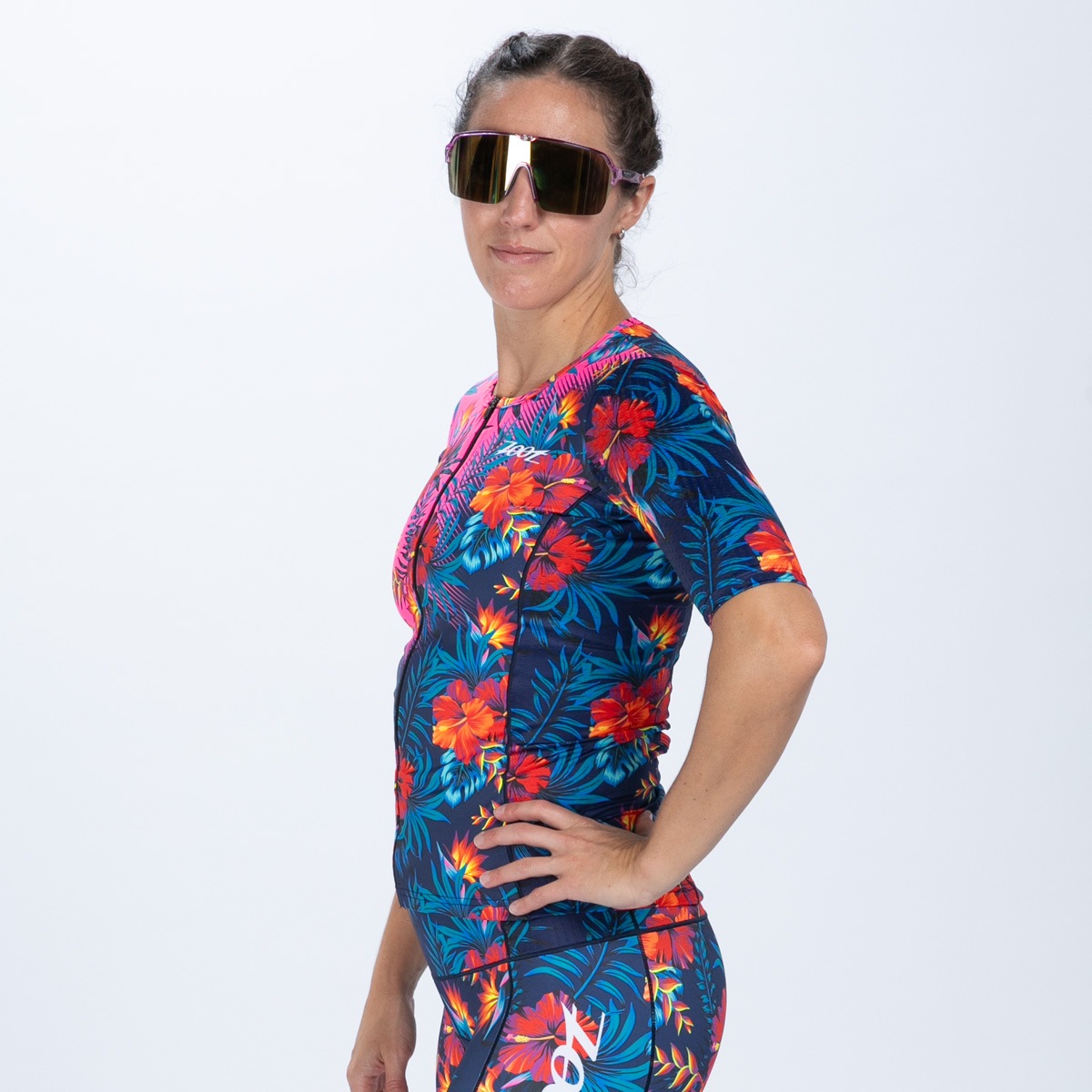 WOMEN'S TRI AERO JERSEY (Queen K) セパレート トップス トライアスロン トライジャージ ZFT150760