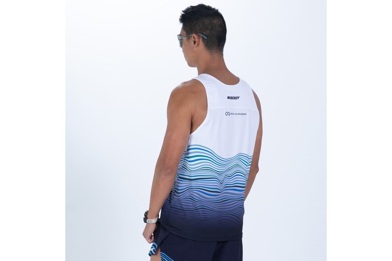 MEN RUN SINGLET (Crowie) タンクトップ シングレット アスリート専用 ZMR110002