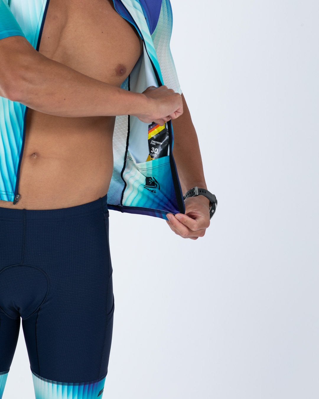 MEN'S TRI AERO JERSEY (Prism) セパレート トップス トライアスロン トライジャージ ZMT150800
