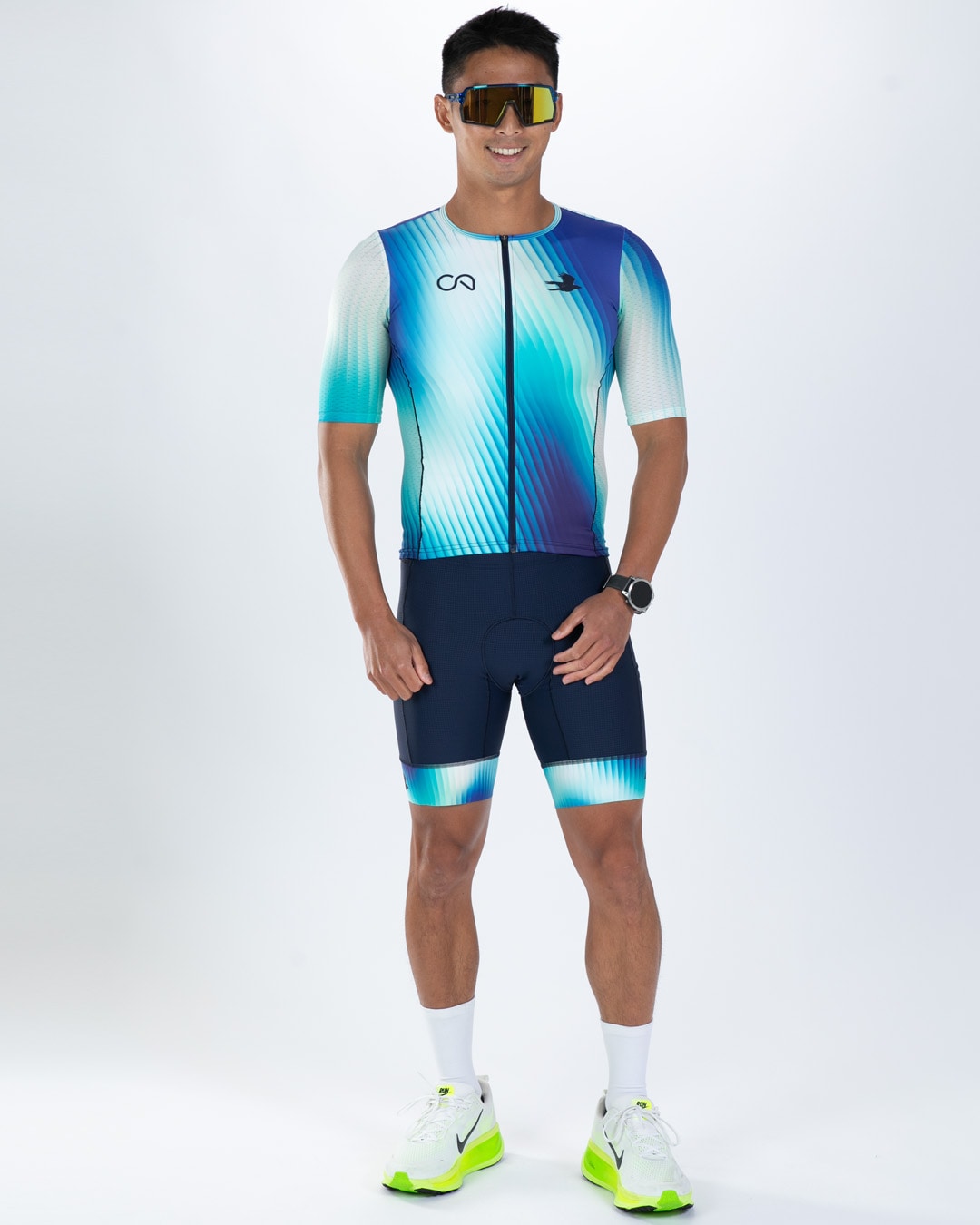 MEN'S TRI AERO JERSEY (Prism) セパレート トップス トライアスロン トライジャージ ZMT150800