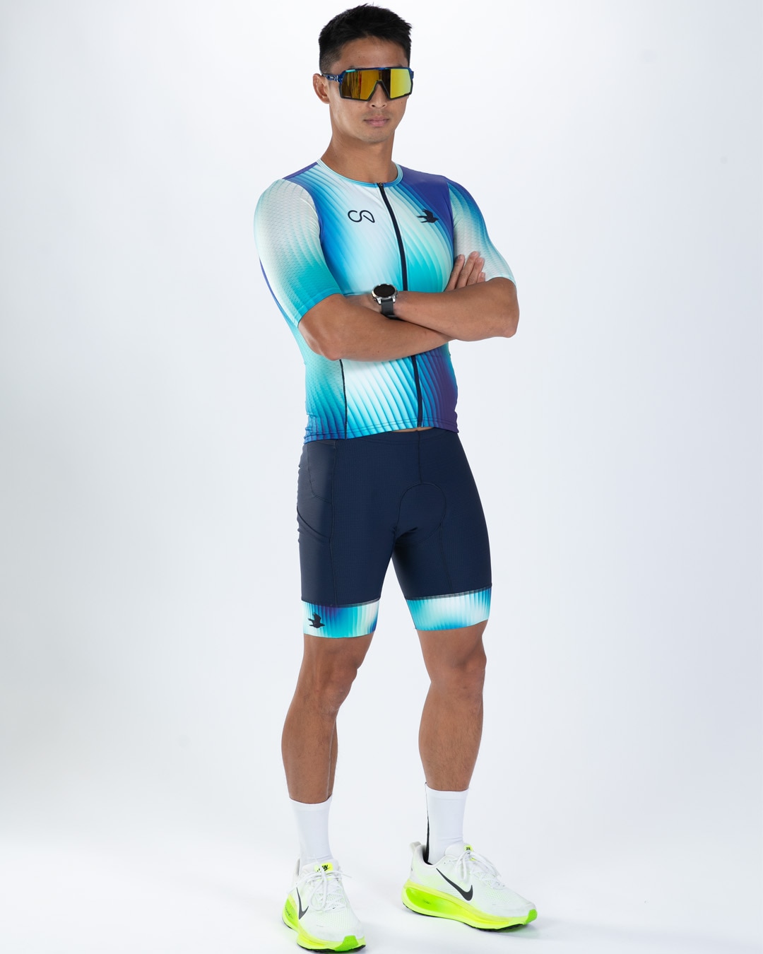 MEN'S TRI AERO JERSEY (Prism) セパレート トップス トライアスロン トライジャージ ZMT150800