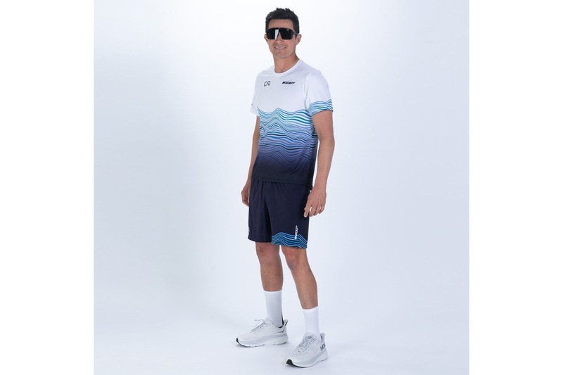 MEN'S RUN TEE (Crowie) メンズ アスリート専用 エアロランシャツ  ZMR12021