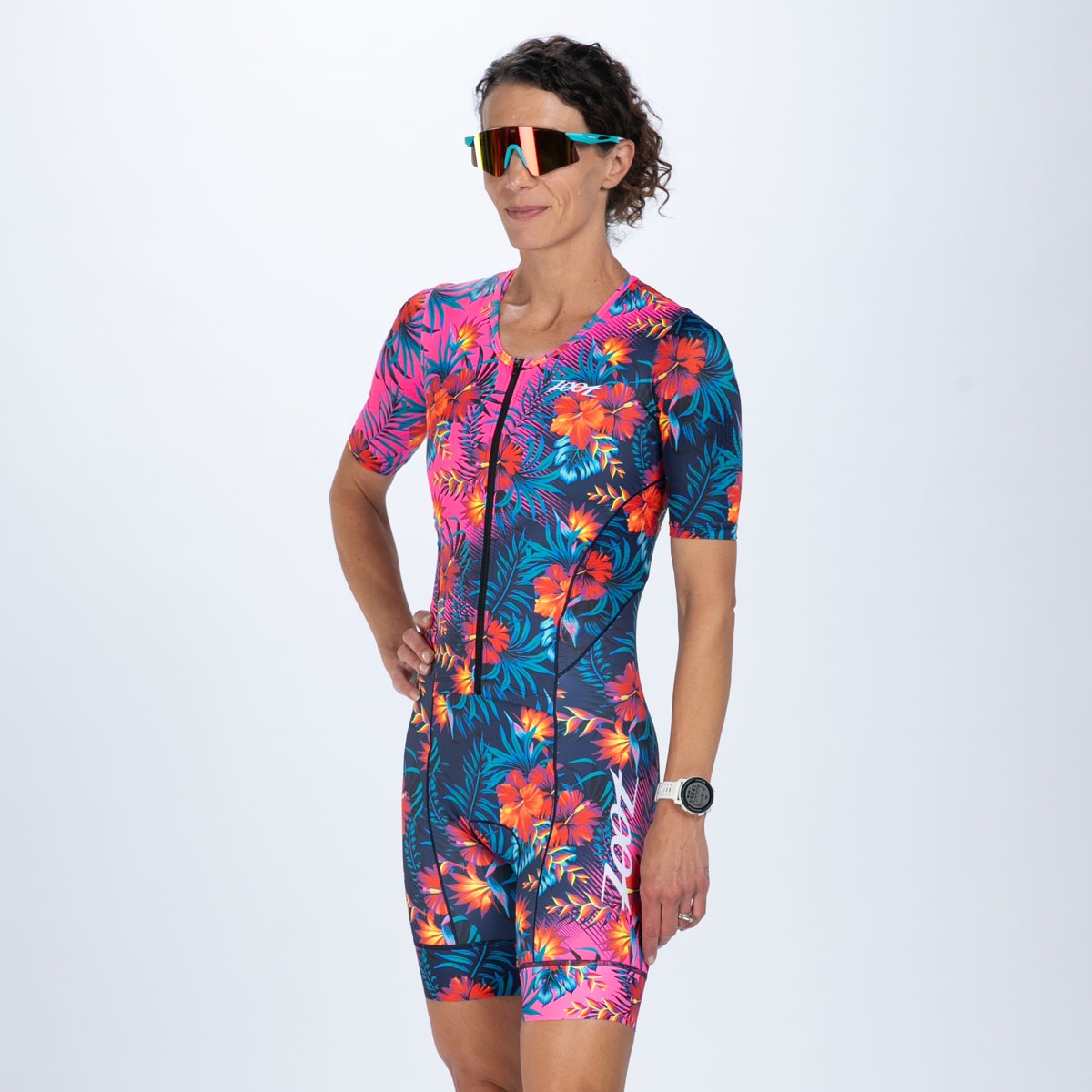 WOMEN'S TRI AERO FZ RACESUIT (Queen K) トライアスロン トライスーツ トライウエア ワンピース ZFT360550