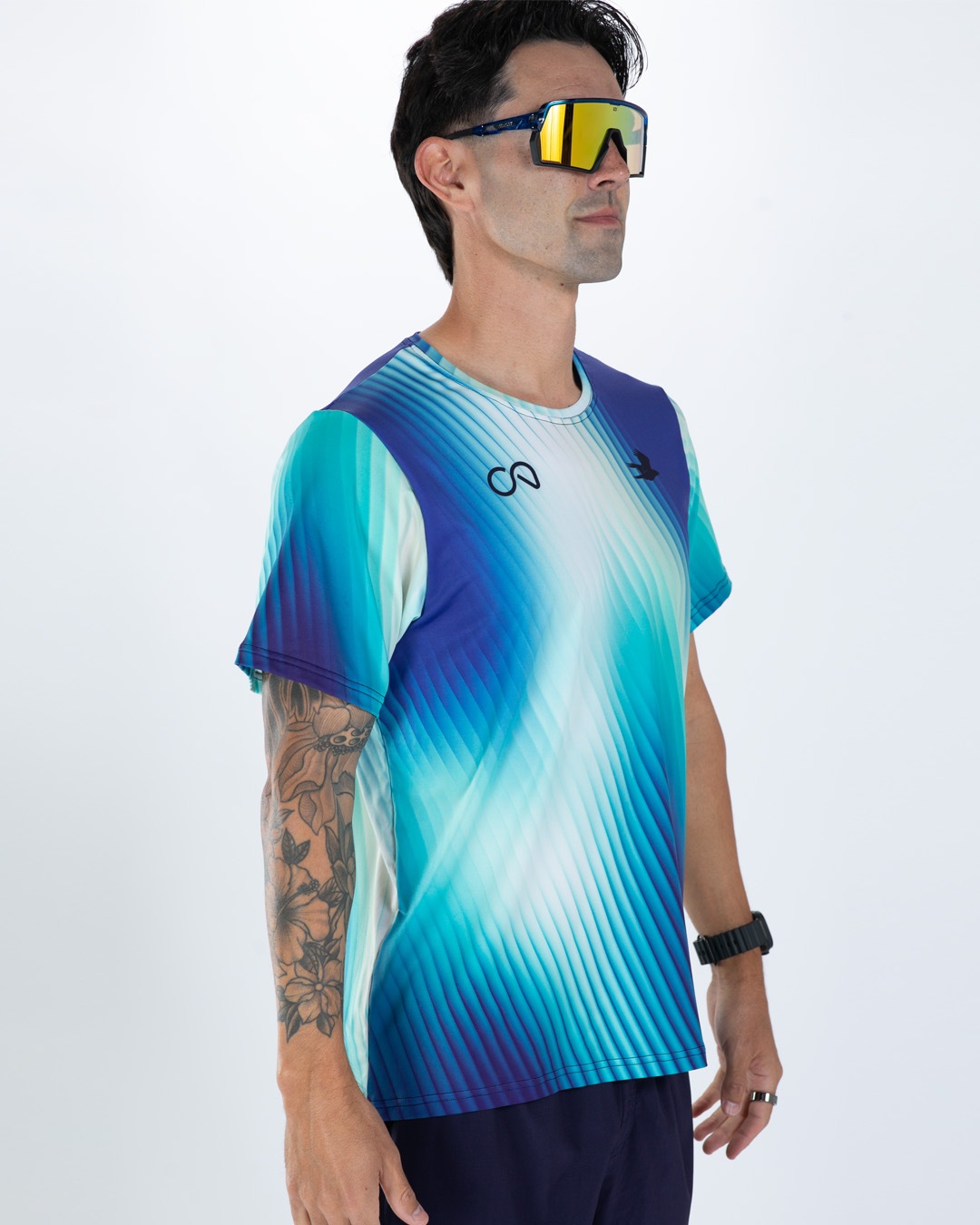 MEN'S RUN TEE ( Prism) メンズ アスリート専用 エアロランシャツ ZMR120380
