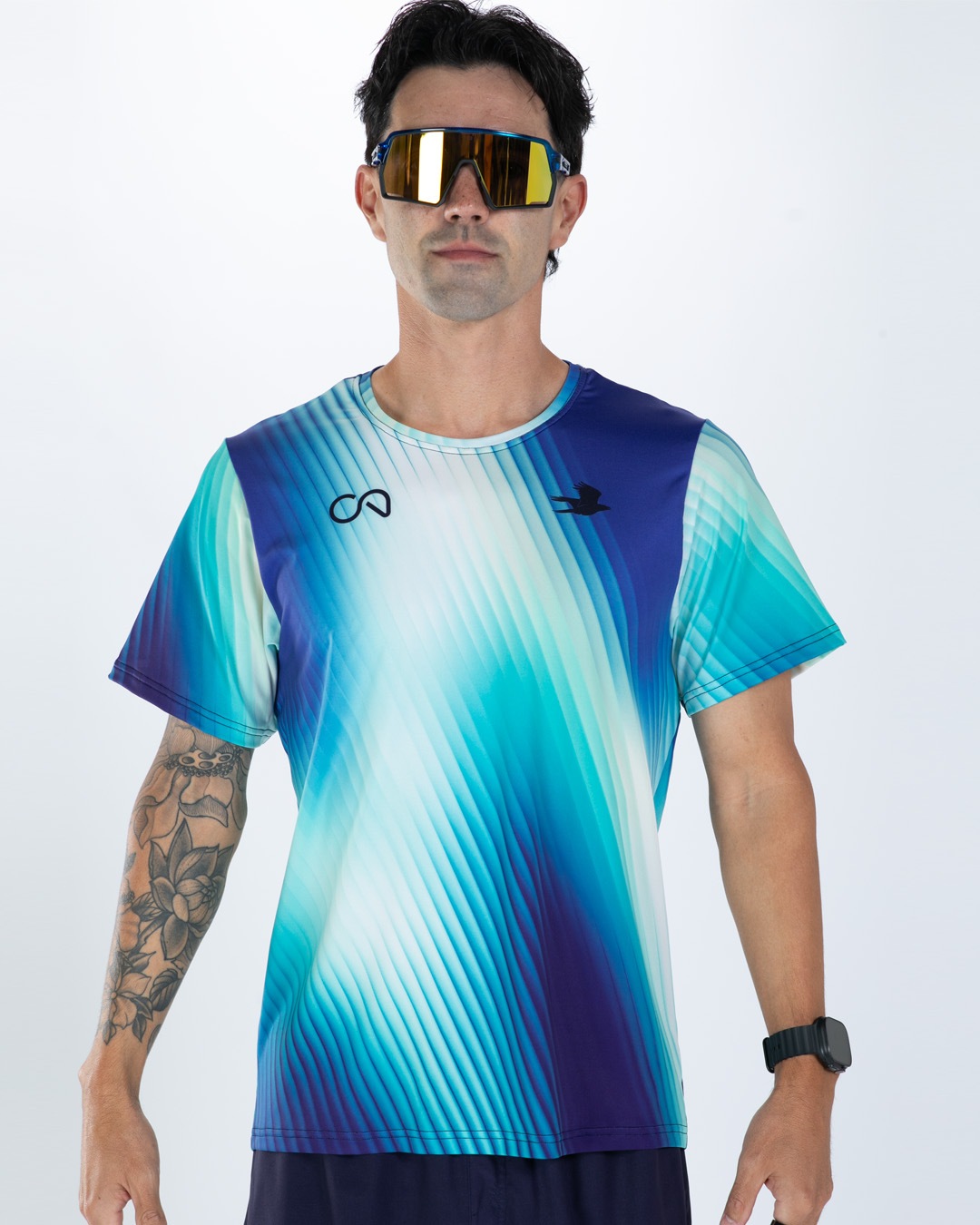 MEN'S RUN TEE ( Prism) メンズ アスリート専用 エアロランシャツ ZMR120380
