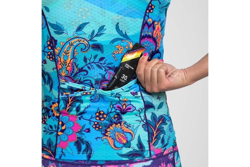 WOMEN TRI AERO JERSEY (UTOPIA)セパレート トップス トライアスロン トライジャージ ZFT15060