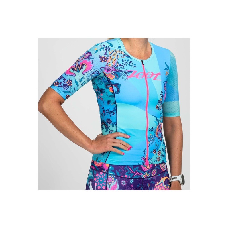 WOMEN TRI AERO JERSEY (UTOPIA)セパレート トップス トライアスロン トライジャージ ZFT15060